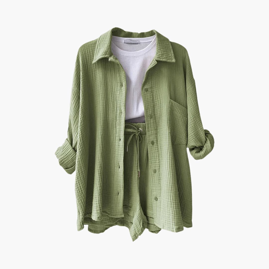 Aurélie | Conjunto de duas peças chique e casual