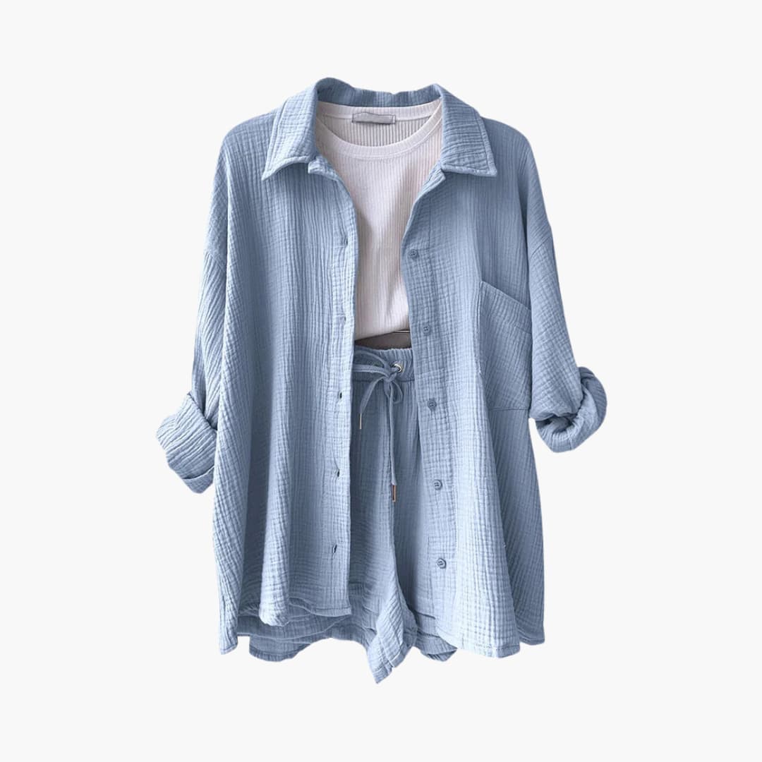 Aurélie | Conjunto de duas peças chique e casual