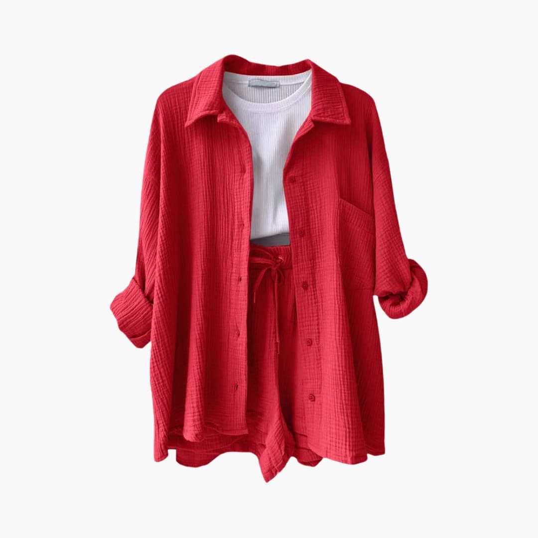 Aurélie | Conjunto de duas peças chique e casual