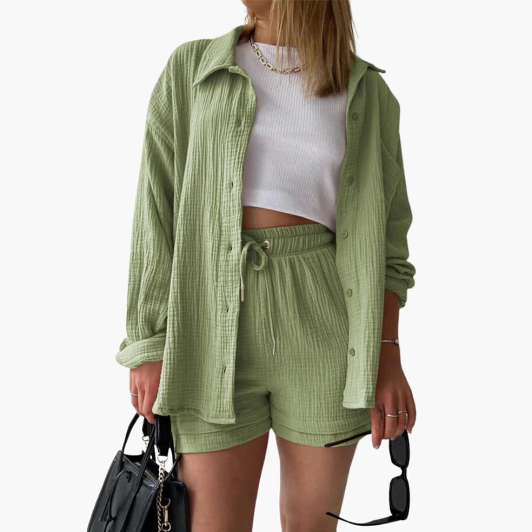 Aurélie | Conjunto de duas peças chique e casual