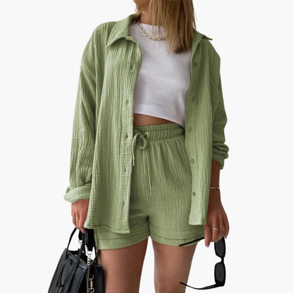 Aurélie | Conjunto de duas peças chique e casual