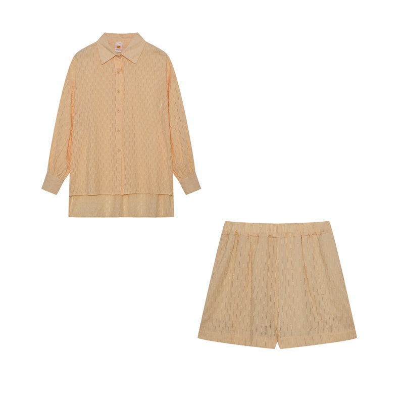 Maud | Conjunto de camisa e shorts chique
