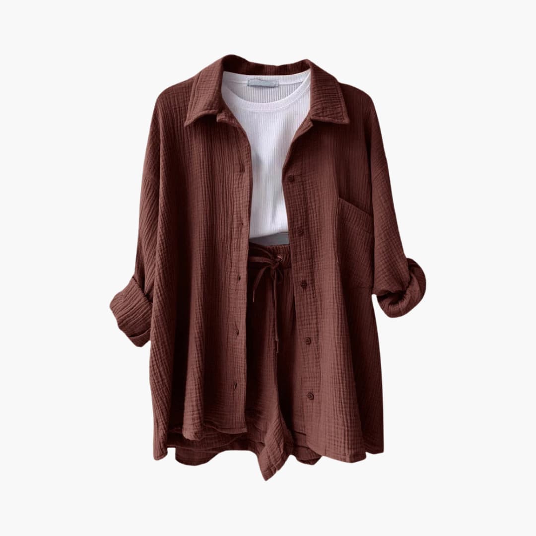 Aurélie | Conjunto de duas peças chique e casual