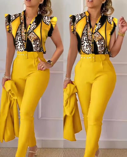 Terno magnífico (casaco, calças e camisa)