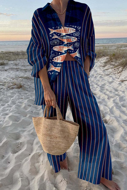 Zairine™ | Conjunto feminino leve e sofisticado para dias de verão