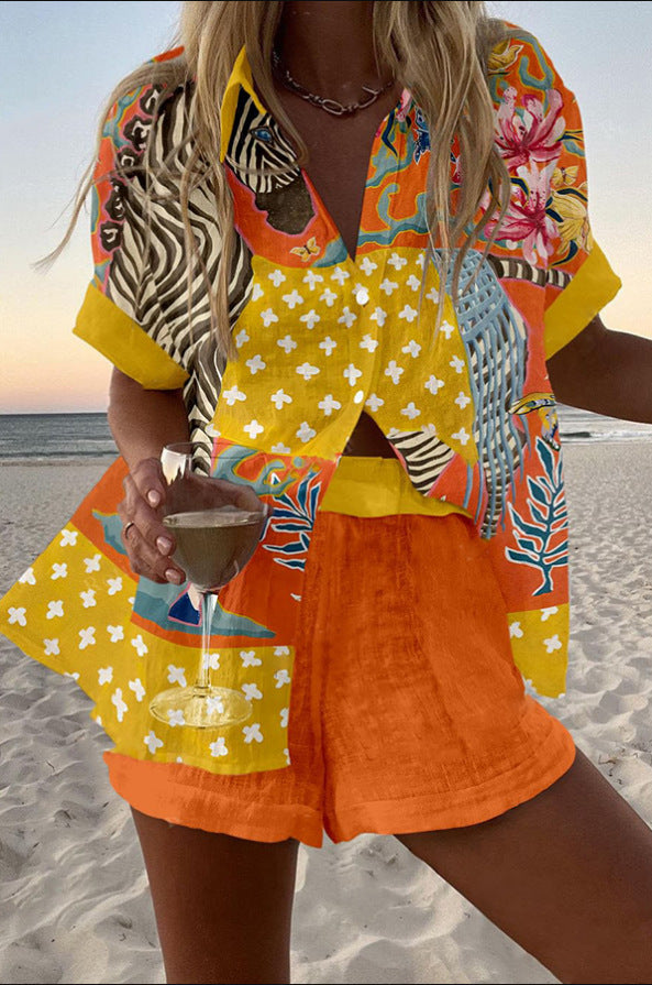 Norellia™ | Conjunto curto leve e versátil para o verão