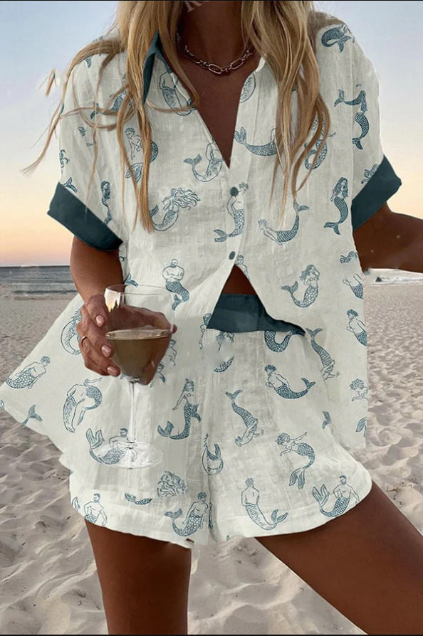 Norellia™ | Conjunto curto leve e versátil para o verão