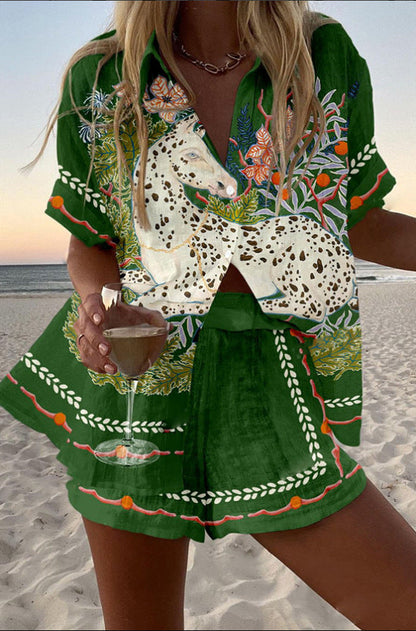 Norellia™ | Conjunto curto leve e versátil para o verão