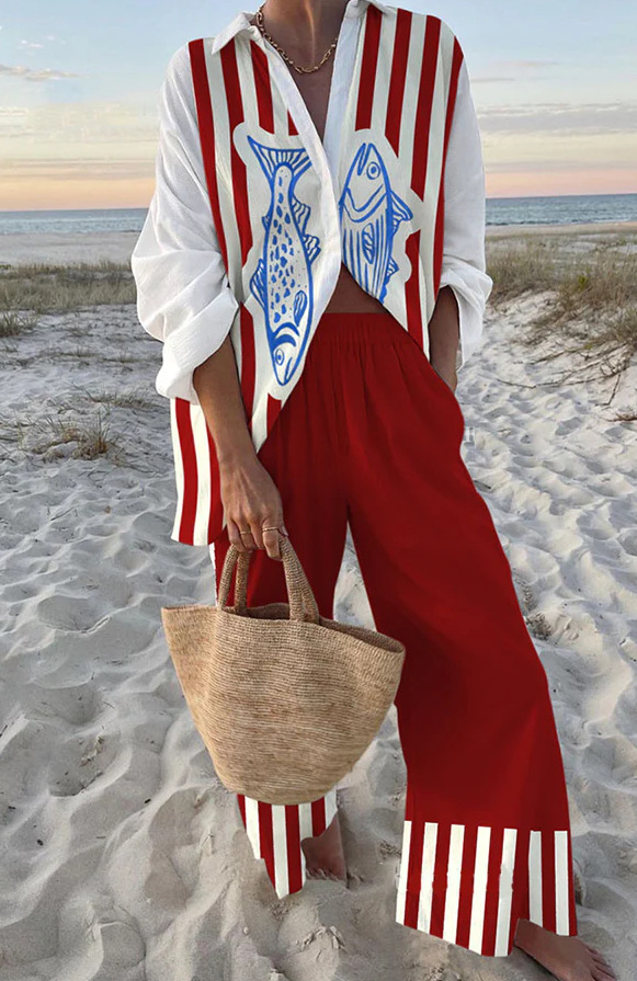 Claudine™ | Conjunto feminino leve e sofisticado para dias de verão