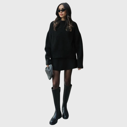 Conjunto de malha aconchegante