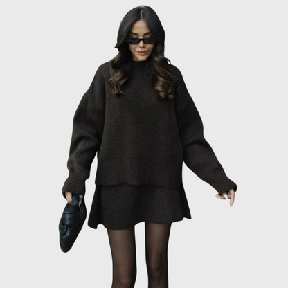 Conjunto de malha aconchegante