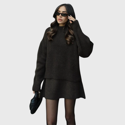 Conjunto de malha aconchegante