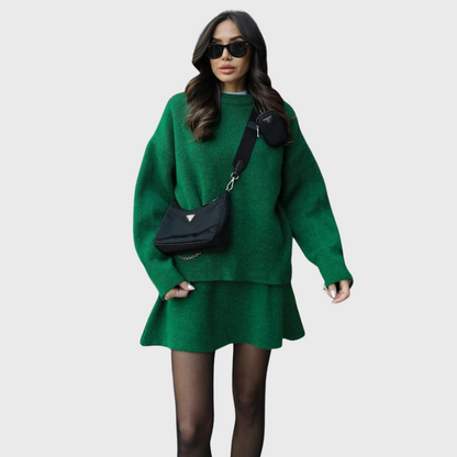 Conjunto de malha aconchegante