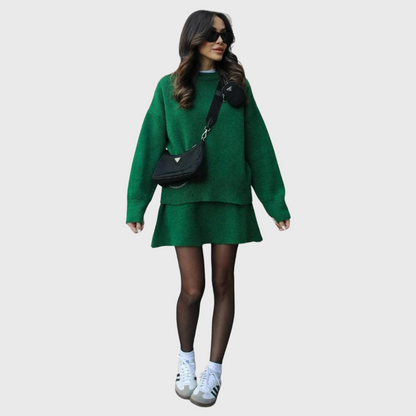 Conjunto de malha aconchegante