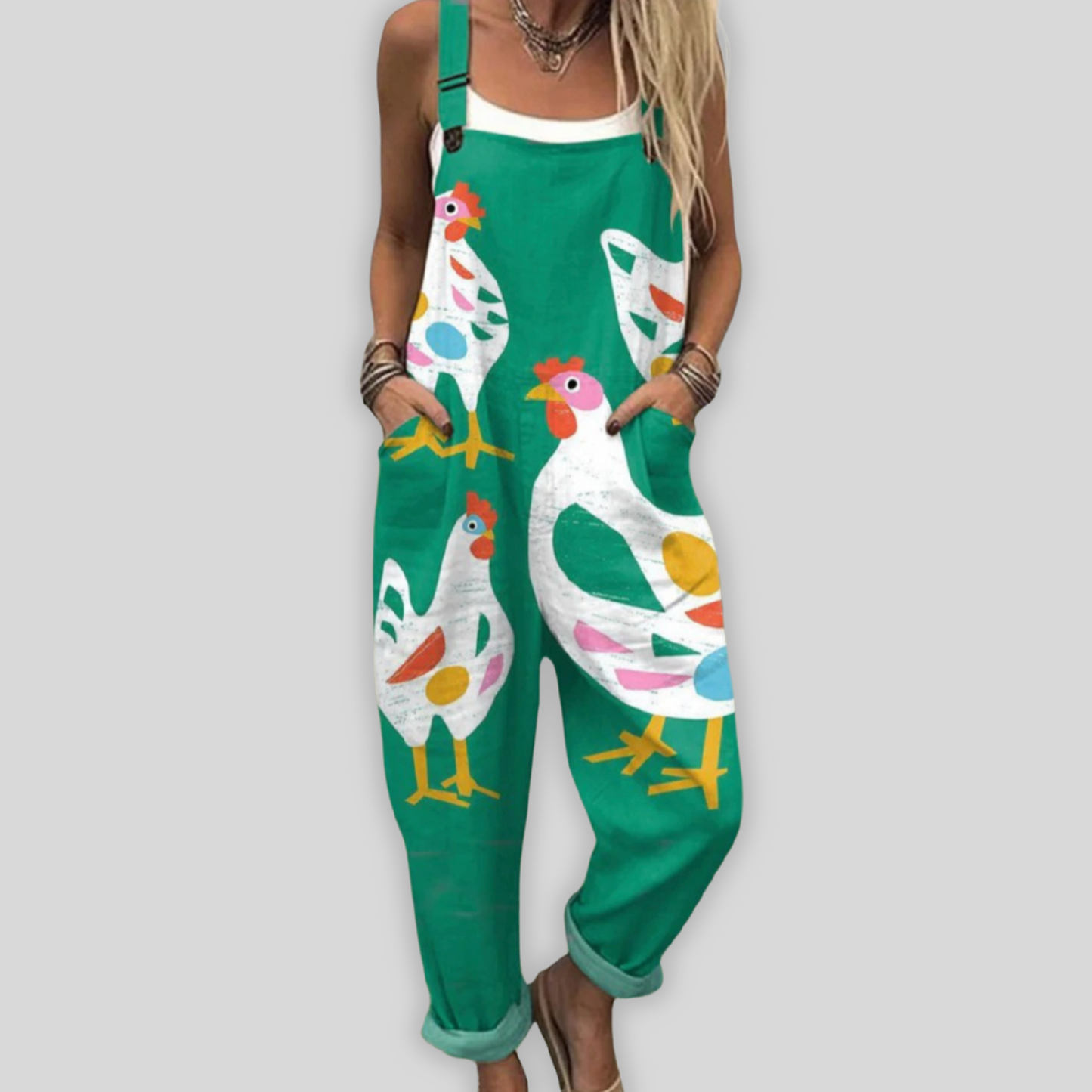 Aukje™ | Macacão elegante com caimento solto para um estilo casual