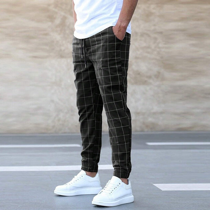 COLOMBO | CALÇA JOGGER XADREZ MASCULINA