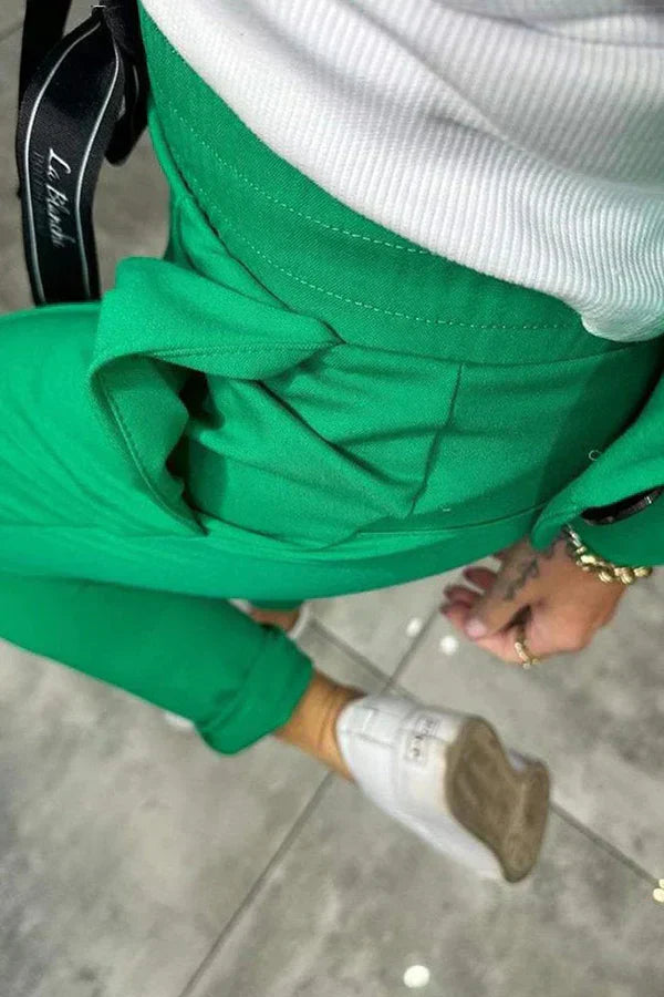 Savannah - Terno sob medida com uma jaqueta macia e calças de corrida confortáveis