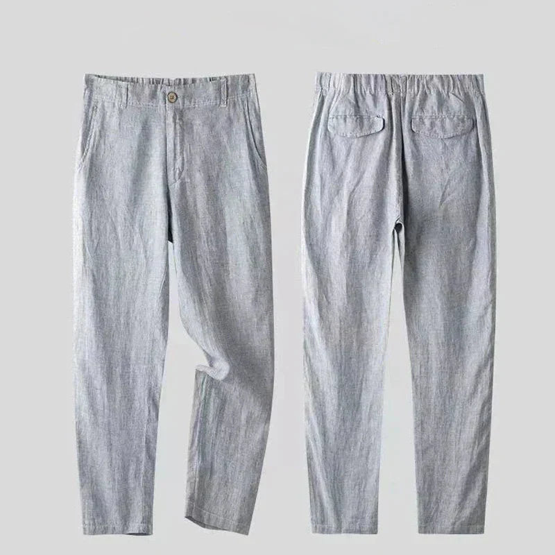 Savelli™ | Terno de linho elegante