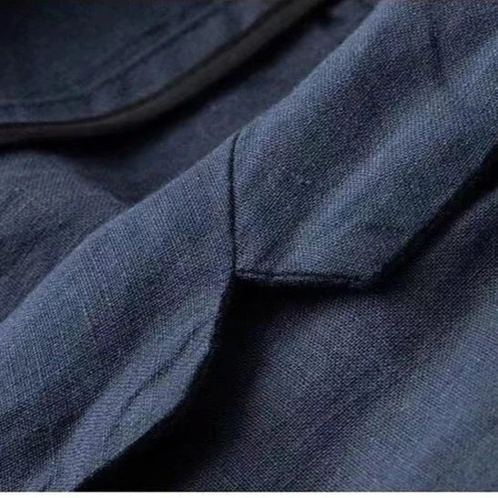 Savelli™ | Terno de linho elegante