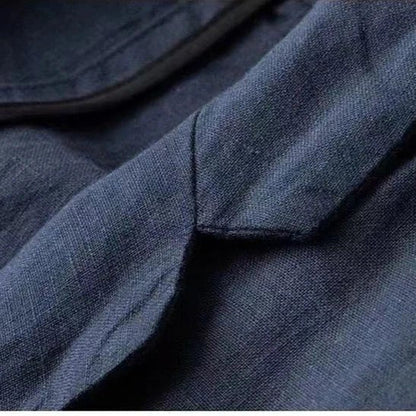 Savelli™ | Terno de linho elegante